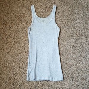 Baby blue speckled tank top